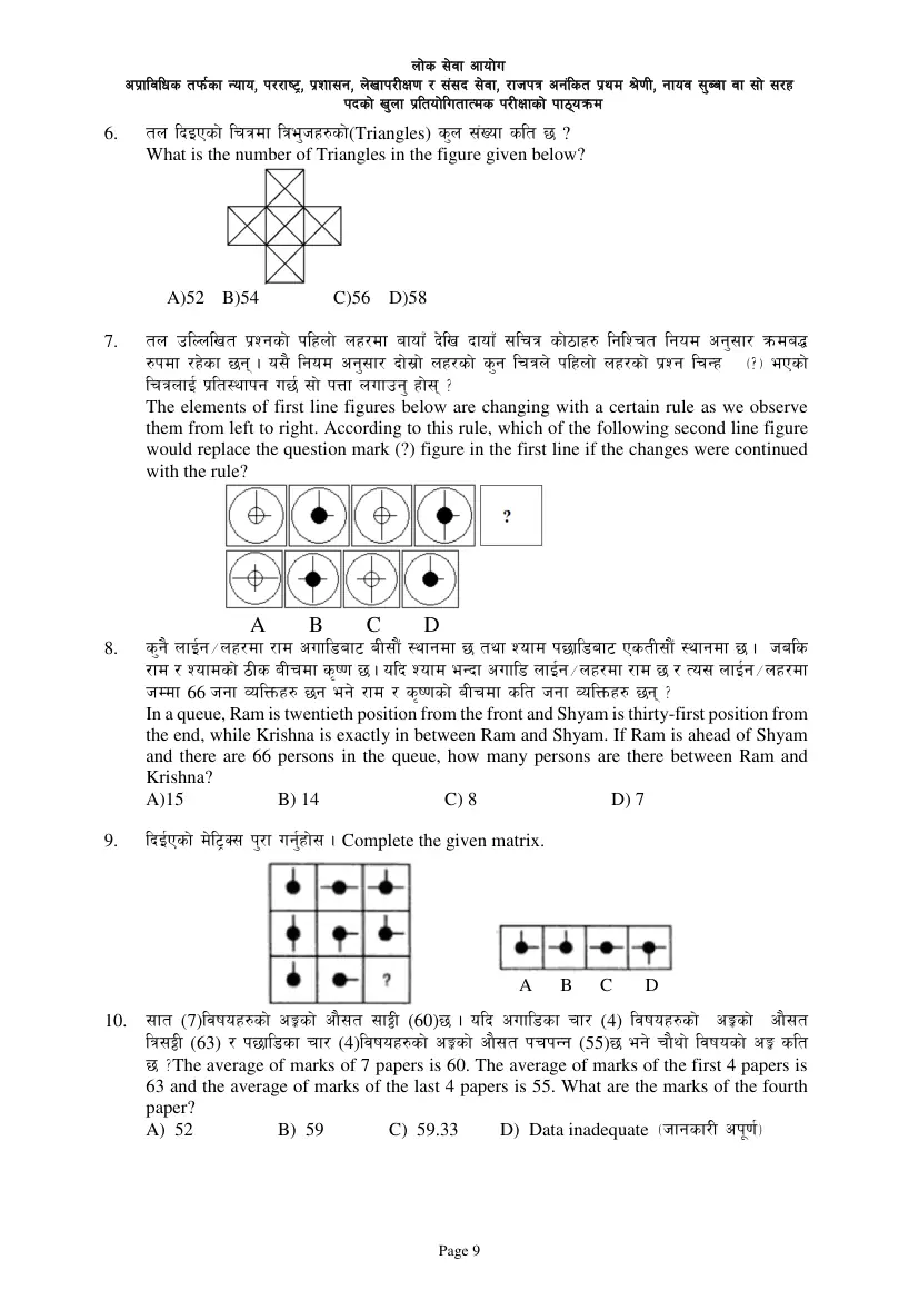 Nayab Subba syllabus, page 9 of 23