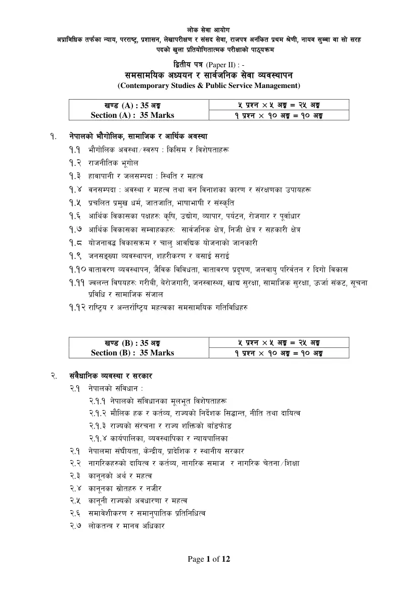 Nayab Subba syllabus, page 12 of 23