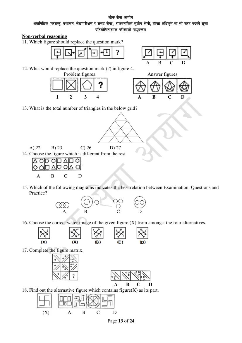 Section Officer syllabus, page 13 of 49